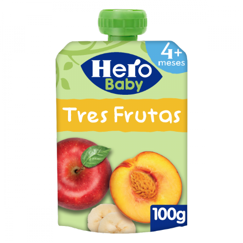 Hero baby 3 frutas (1 bolsa 100 g)