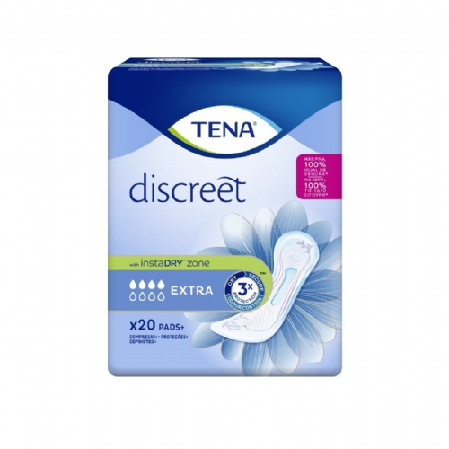 Absorbente incontinencia orina ligera - tena discreet extra (20 unidades)