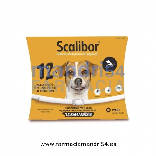 SCALIBOR 0,76 g COLLAR PARA PERROS DE RAZAS PEQUEÑAS