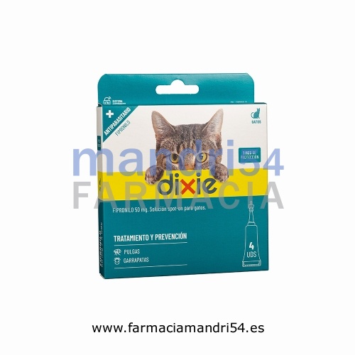 DIXIE FIPRONILO 50 mg SOLUCION SPOT-ON PARA GATOS