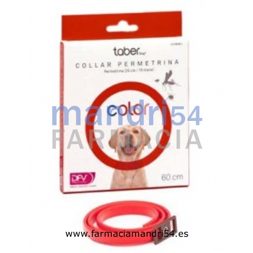 TABERDOG COLLAR PERMETRINA PARA PERROS MEDIANOS