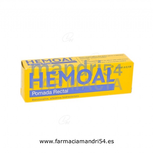 HEMOAL POMADA RECTAL, 1 tubo de 30 g