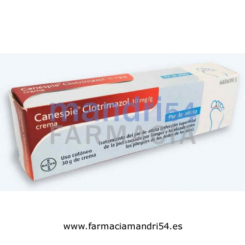 CANESPIE CLOTRIMAZOL 10 mg/g CREMA , 1 tubo de 30 g