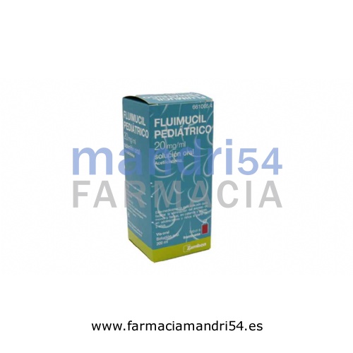FLUIMUCIL PEDIATRICO 20 mg/ml SOLUCION ORAL , 1 frasco de 200 ml