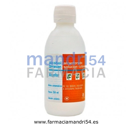 ALCOHOL ALCANFORADO REIG JOFRE  SOLUCION CUTANEA, 1 frasco de 250 ml