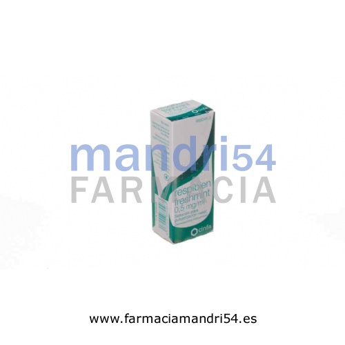 RESPIBIEN FRESHMINT 0,5 mg/ ml SOLUCION PARA PULVERIZACION NASAL, 1 envase pulverizador de 15 ml