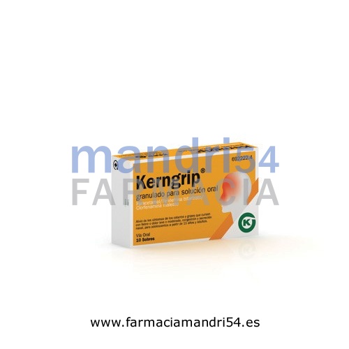 GRIPPAL CON FENILEFRINA GRANULADO PARA SOLUCION ORAL , 10 sobres