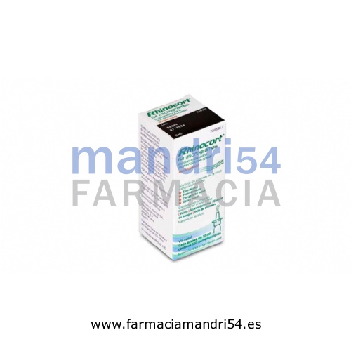 RHINOCORT 64 microgramos SUSPENSION PARA PULVERIZACION NASAL, 1 envase pulverizador de 120 dosis