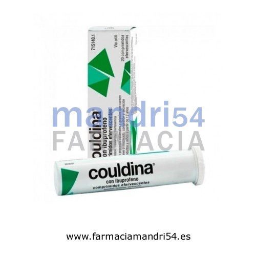 COULDINA CON IBUPROFENO COMPRIMIDOS EFERVESCENTES, 20 comprimidos