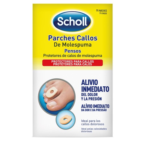 DR SCHOLL PARCHES CALLOS MOLESPUMA (ESCUDO)