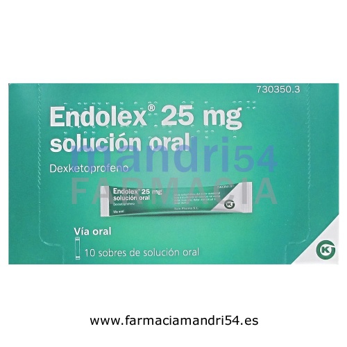 ENDOLEX 25 MG SOLUCIÓN ORAL 10 sobres de 10 ml