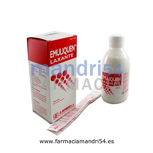 EMULIQUEN LAXANTE 478,26 mg/ml + 0,3 mg/ml EMULSION ORAL , 1 frasco de 230 ml