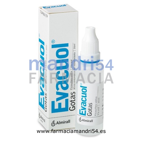 EVACUOL 7,5 mg/ml Gotas orales en solución , 1 frasco de 30 ml