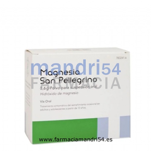 MAGNESIA SAN PELLEGRINO 3,6 g POLVO PARA SUSPENSION ORAL , 20 sobres