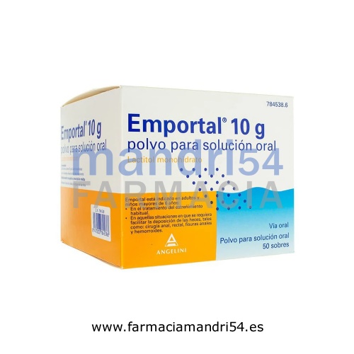 EMPORTAL 10 g  POLVO PARA SOLUCION ORAL , 50 sobres