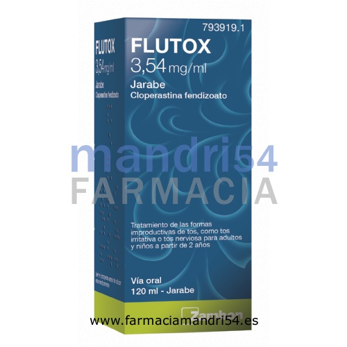 FLUTOX 3,54 mg/ml JARABE , 1 frasco de 120 ml