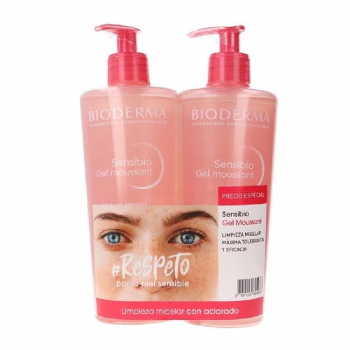 Bioderma sensibio gel moussant 500+500