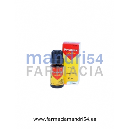PYRALVEX SOLUCION, 1 frasco de 10 ml