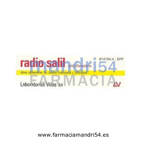 RADIO SALIL ANTIINFLAMATORIO CREMA , 1 tubo de 30 g