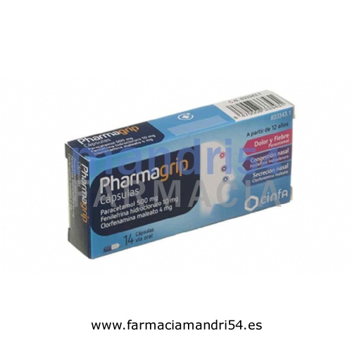 PHARMAGRIP CAPSULAS , 14 cápsulas