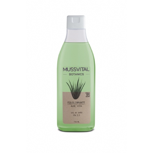 Mussvital essentials gel baño aloe 750ml