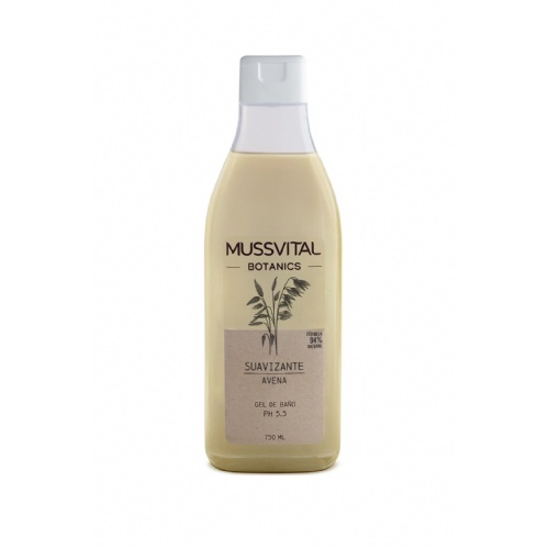 Mussvital essentials gel baño extratamiento de avena (1 envase 750 ml)