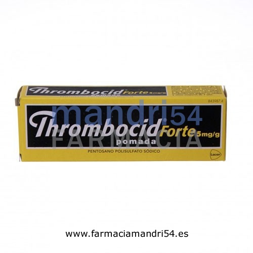 THROMBOCID FORTE 5 mg/g POMADA , 1 tubo de 60 g