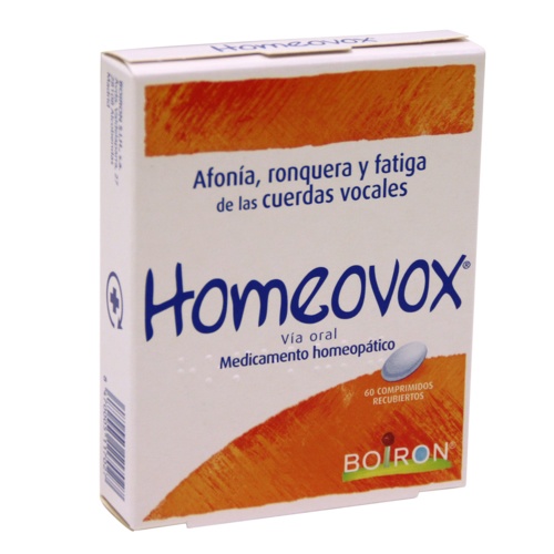 HOMEOVOX CO 60U. BOIRON