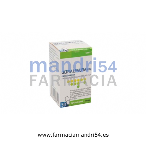 ULTRA-LEVURA 50 mg CAPSULAS DURAS , 50 cápsulas