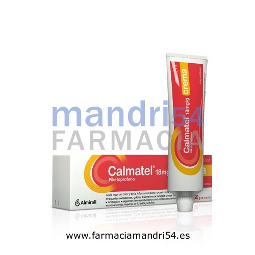 CALMATEL 18 mg/g CREMA , 1 tubo de 60 g