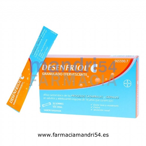 DESENFRIOL C GRANULADO EFERVESCENTE , 10 sobres