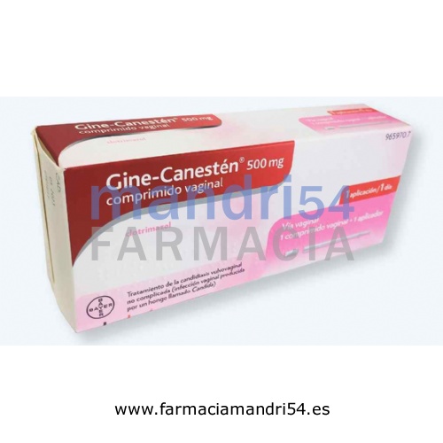 GINE-CANESTEN 500 mg COMPRIMIDO VAGINAL , 1 comprimido