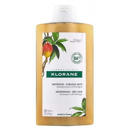 Klorane champu nutritivo a la manteca de mango (1 envase 400 ml)
