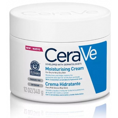 Cerave crema hidratante piel seca (1 envase 340 g)