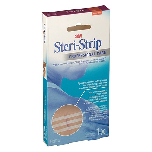 3m nexcare steri strip - sutura cutanea esteril (tira 102 mm  x 6 mm 10 tiras)
