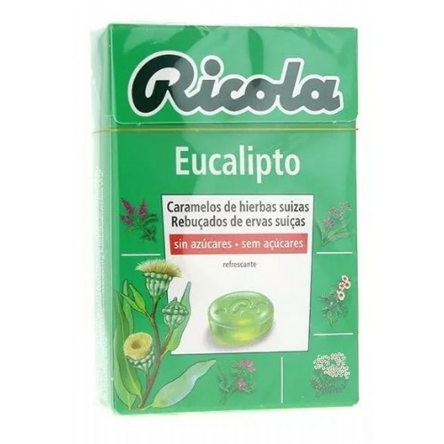 Ricola caja caramelos s/a eucalipto 50 gr