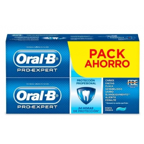 Oral-b pro expert proteccion profesional - pasta dentifrica (2 envases 75 ml + 25 ml)