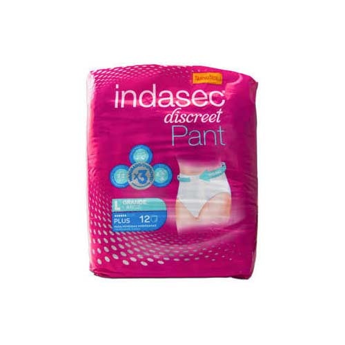 Indasec pant plus absorb inc orina dia anat (t- l 12 absorb)