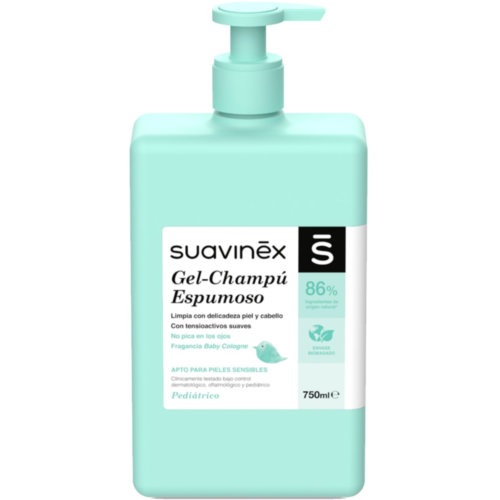 Suavinex pediatric gel champu espumoso (1 envase 750 ml)