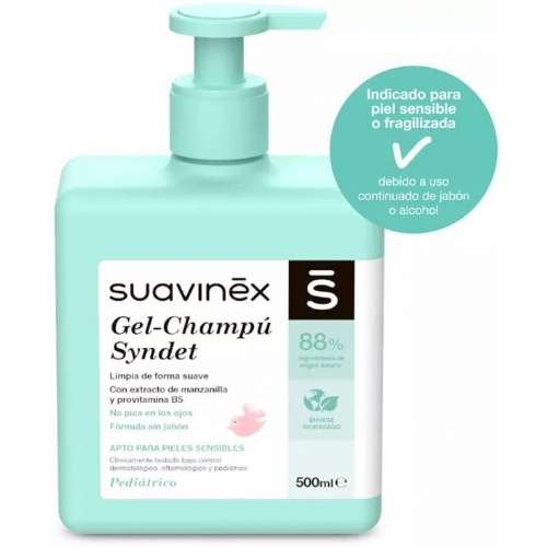 Suavinex pediatric gel champu syndet (1 envase 500 ml)