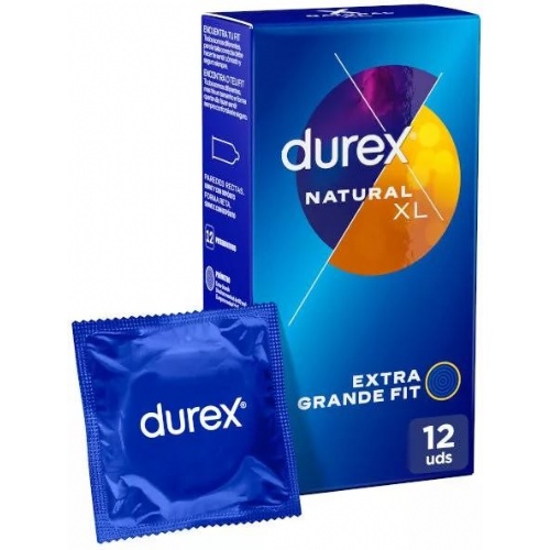 Durex natural xl - preservativos (12 unidades)