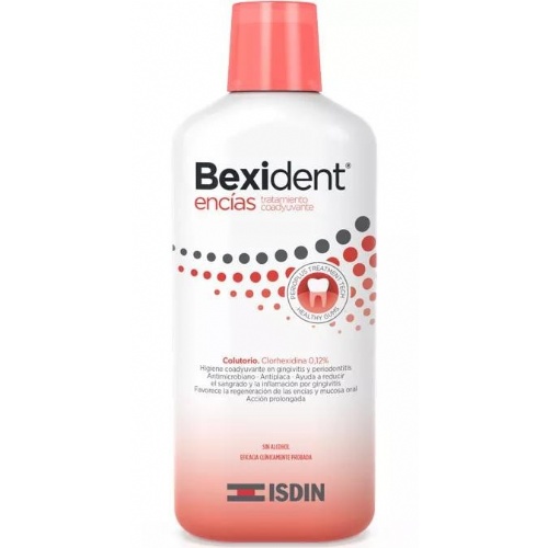 Bexident encias tratamiento coadyuvante - clorhexidina 0,12% (colutorio 1 envase 500 ml)