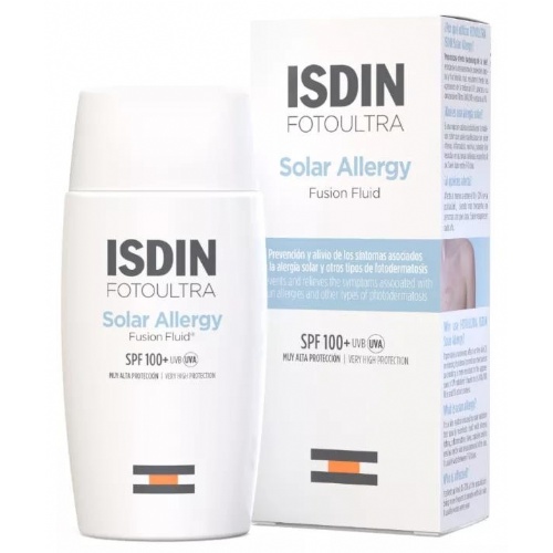 Fotoultra isdin solar allergy fusion fluid - fotodermatosis (1 envase 50 ml)
