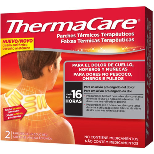 Thermacare parche termico cuello hombro muñeca  2 parches