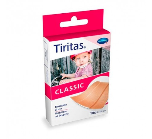 Tiritas classic - aposito adhesivo (1 m x 6 cm 10 u)