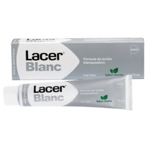 Lacerblanc plus blanqueadora uso diario - pasta dental (1 envase 75 ml sabor d-menta)