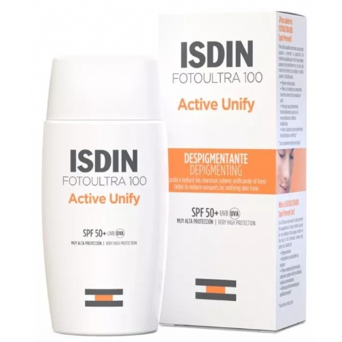 Fotoultra 100isdin active unify fusion fluid (1 envase 50 ml)