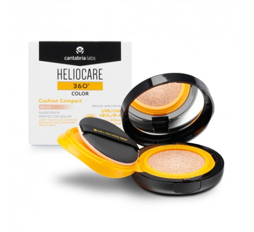 Heliocare 360º color cushion compact spf 50+ - protector solar (1 envase 15 g color beige)