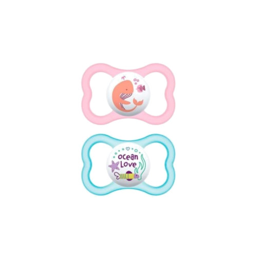 Chupete silicona fisiologico mam air + 6 meses matt r pack doble - mam air