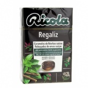 Ricola caramelos sin azucar (1 envase 50 g sabor regaliz)